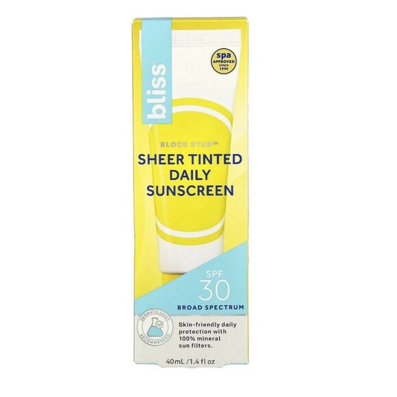 Bliss Block Star™ Sheer Tinted Daily Sunscreen, SPF 30, 1.4 fl oz 40 ml - Picture 3 of 6